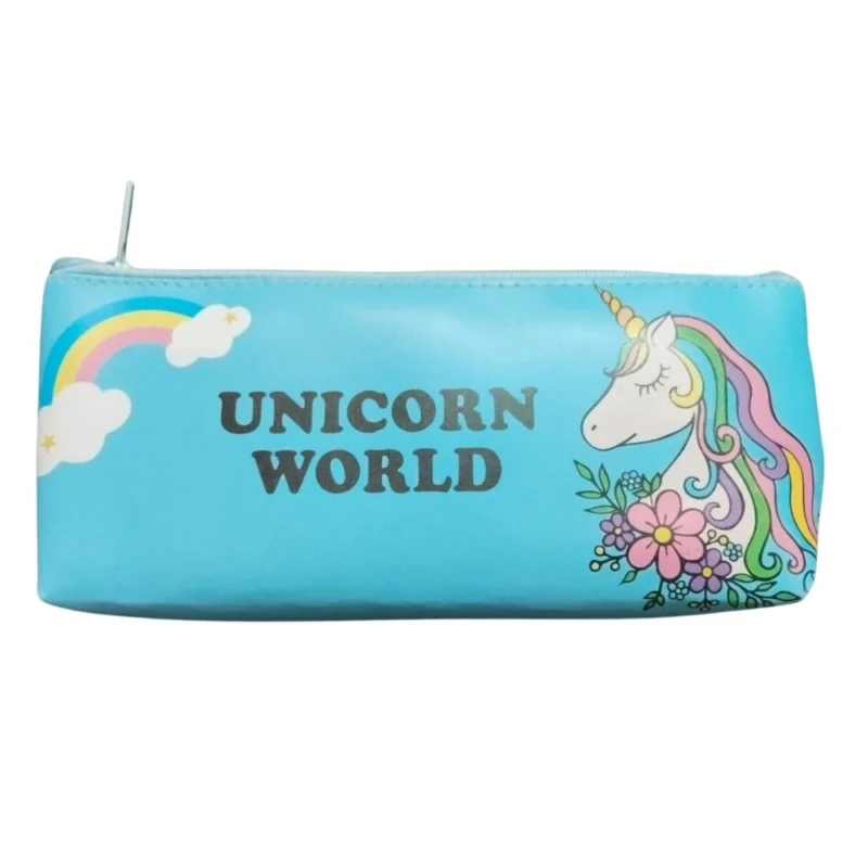 Pack Of_2 Pencil Poch - Unicorn World | Canvas | Stationery | 3+ Years