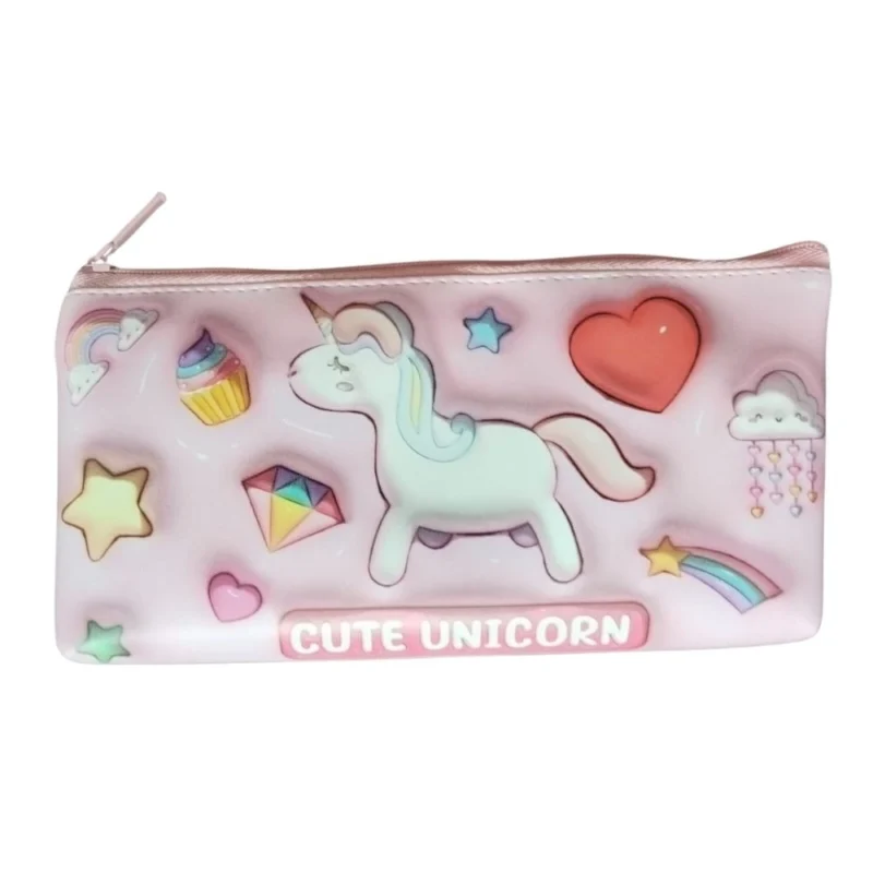 Unicorn Pencil Pouch | Canvas | Stationery | 3+ Years