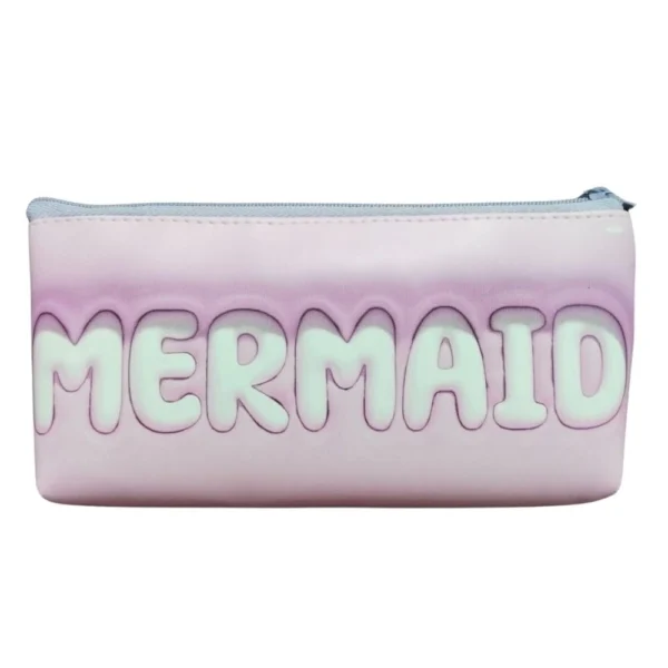 Mermaid Pencil Pouch |   Canvas  |   Stationery | 3+ Years - Image 2