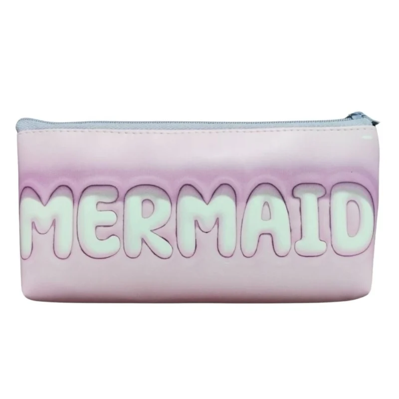 Alternative view of Mermaid Pencil Pouch |   Canvas  |   Stationery | 3+ Years