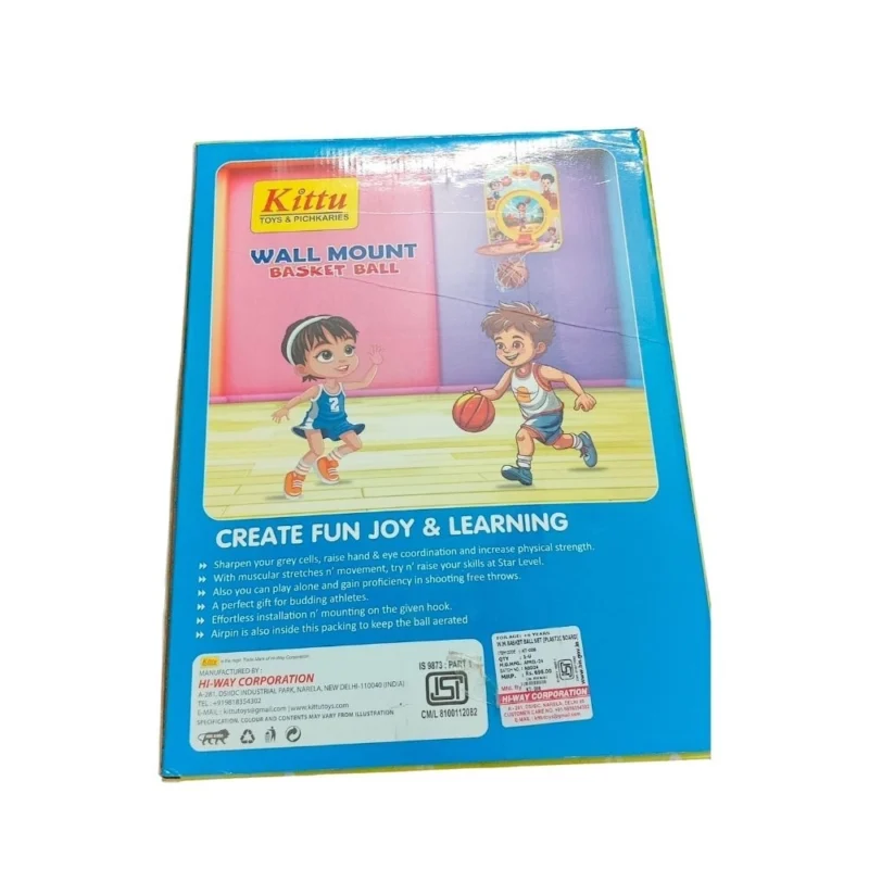 Alternative view of Basket Ball Set |   Plastic  |   Educational Toys| 3+ Years