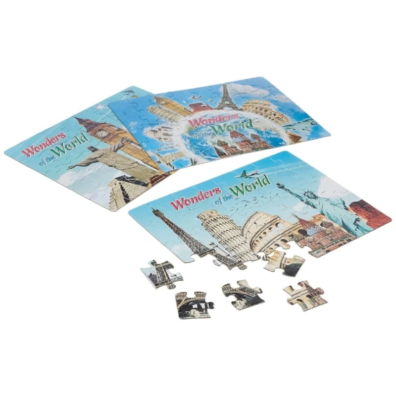 Alternative view of 120_Pcs Jigsaw Puzzle Wonders of the world