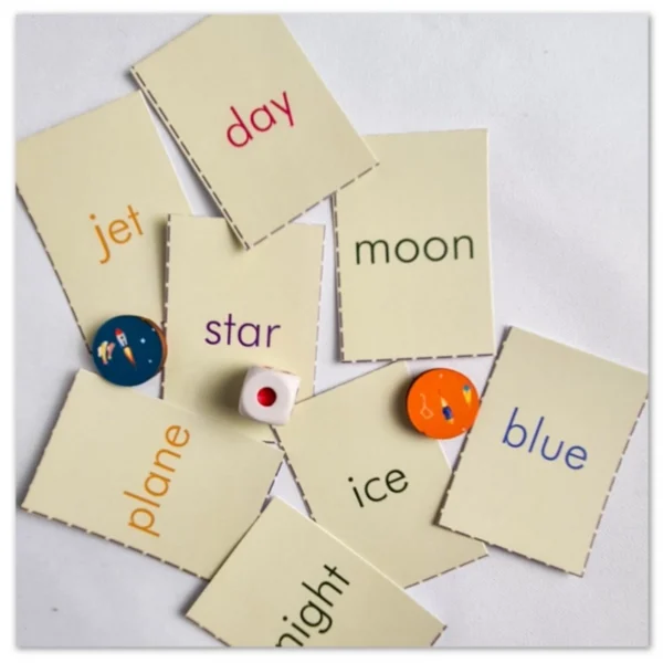 Generic Words in the Air Space Wooden Board Game Toys (MultiColor) - Image 3