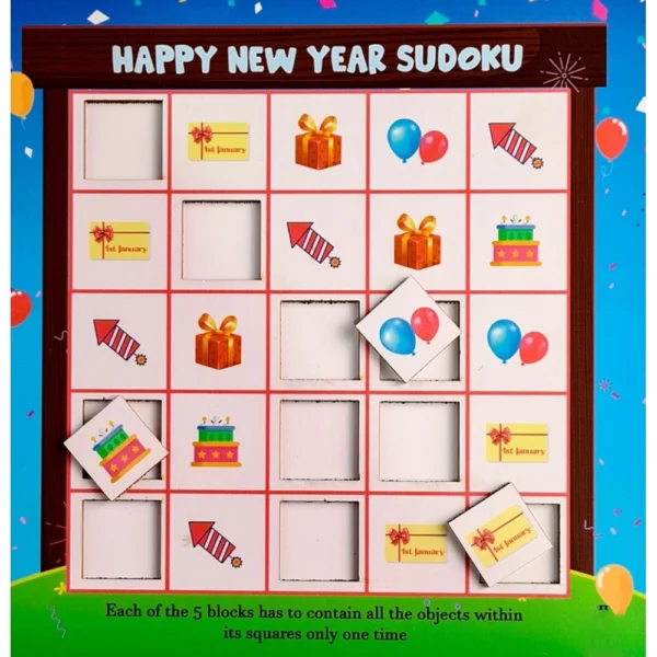 Generic Festival- NY Wooden Puzzle Game Toys (MultiColor) - Image 2