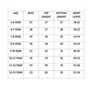 Alternative view of Girl's Silk Bleand Printed Short Sleeve Night Suit Set (Black)