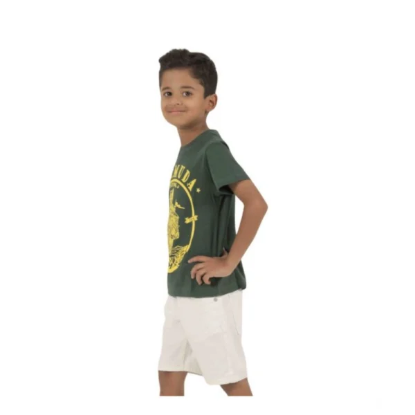 Generic Pack of 3 Boy's Cotton Printed Short Sleeve T-Shirt's (Multicolor) - Image 4