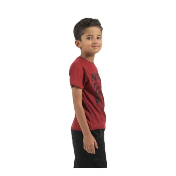 Generic Pack of 3 Boy's Cotton Printed Short Sleeve T-Shirt's (Multicolor) - Image 3