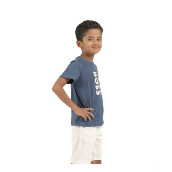 Generic Pack of 2 Boy's Cotton Printed Short Sleeve T-Shirt's (Multicolor) - Image 2