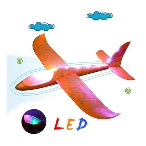 Generic Plastic 3D Throw Foam Plane Aeroplane Gliders, Flying Aircraft Pack Of 1 (Multicolor ) - Image 3