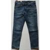 Generic Men's Cotton Blended Solid Tapered Jeans (Blue)