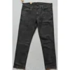 Generic Men's Cotton Blended Solid Tapered Jeans (Grey)
