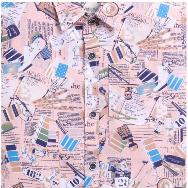Cotton Blend Printed  Shirt (MultiColor) - Image 4