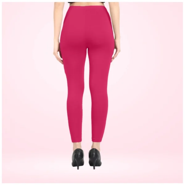 Generic Women's Cotton Blended Solid Ankle legging (Rani) - Image 4