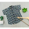 Generic Boy's Cotton Blend Printed Short Sleeve Shirt (MultiColor)