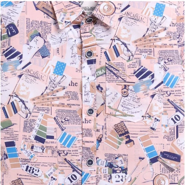 Cotton Blend Printed  Shirt (MultiColor)