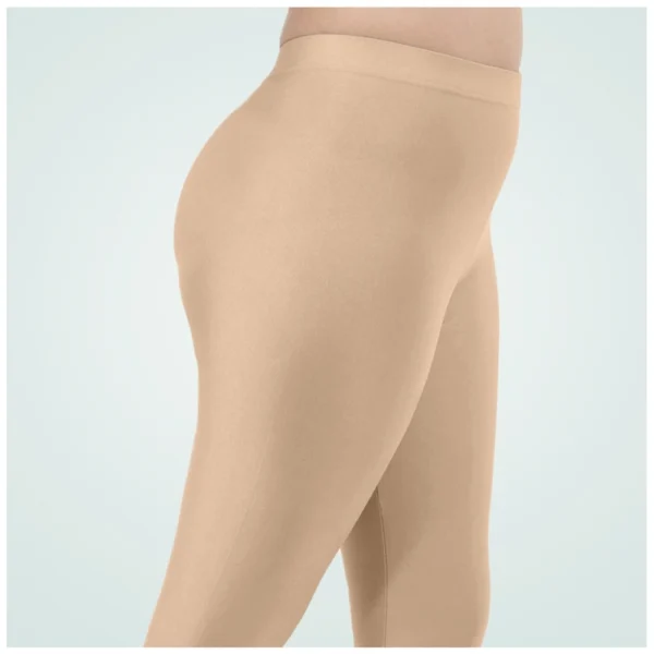 Generic Women's Cotton Blended Solid Shimmer Ankle leggings (Sandal) - Image 5