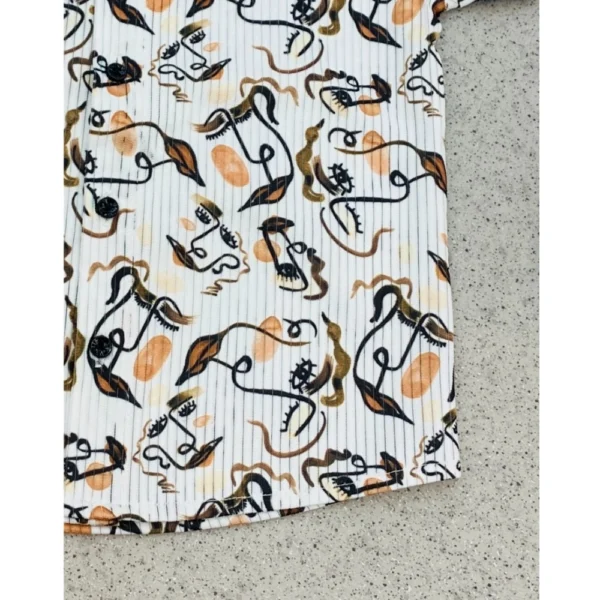 Generic Boy's Cotton Blend Printed Short Sleeve Shirt (MultiColor) - Image 3