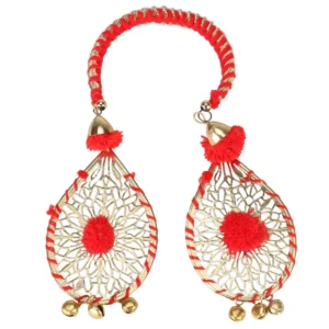 Women's Alloy Hanging Thread Bracelet-Red