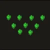 Green Radium Wall Sticker