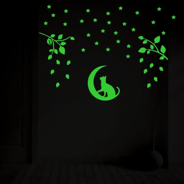 Green Decorative Radium Wall Sticker - Image 4
