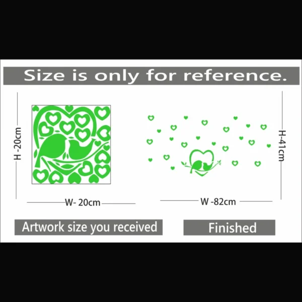Green Radium Wall Sticker - Image 2
