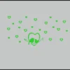Green Radium Wall Sticker