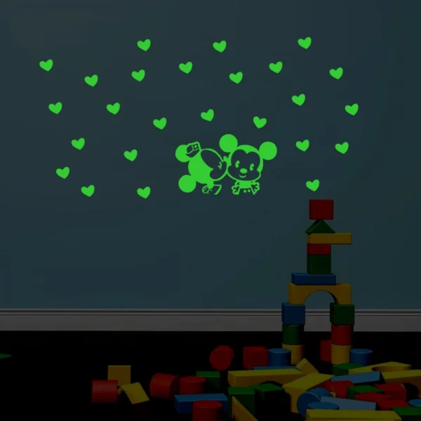 Green Kids Room Decor Radium Wall Sticker - Image 3