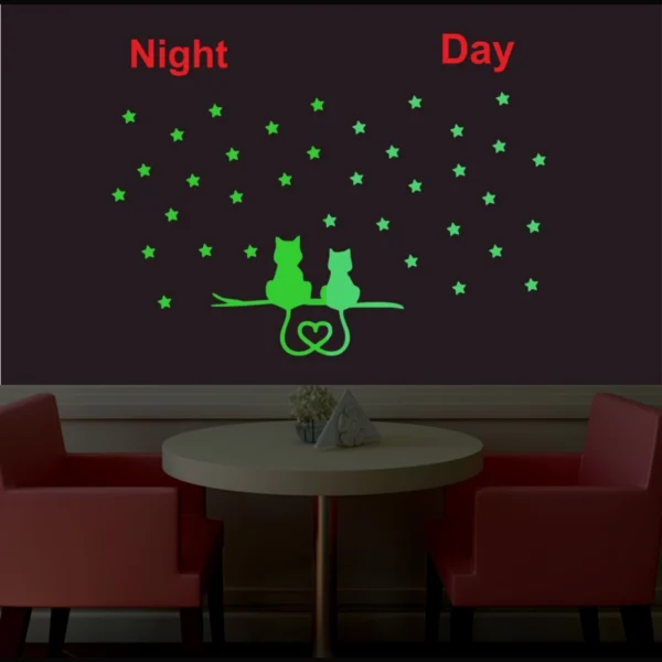 Green Kids Room Decor Radium Wall Sticker - Image 4