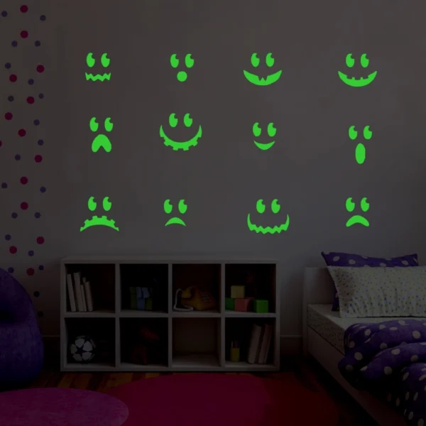 Green Kids Room Decor Radium Wall Sticker - Image 4