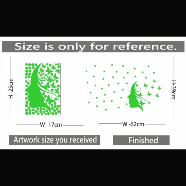 Green Radium Sticker Wall Sticker - Image 2