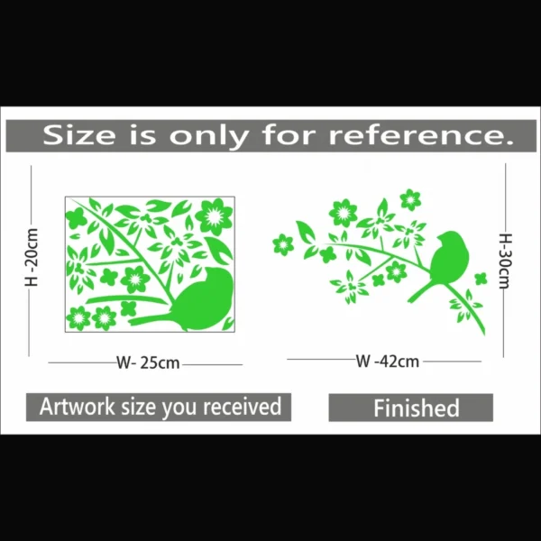 Green Kids Room Decor Radium Wall Sticker - Image 2