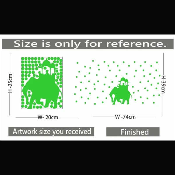 Green Kids Room Decor Radium Wall Sticker - Image 2