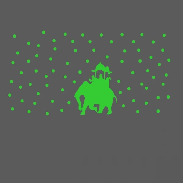 Green Kids Room Decor Radium Wall Sticker - Image 4