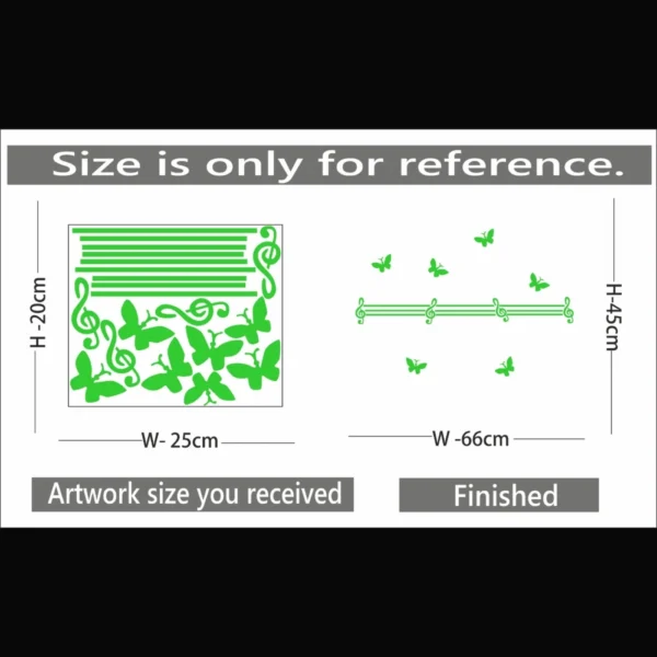 Green Radium Wall Sticker - Image 2