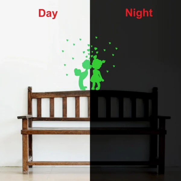 Green Galaxy Of Stars Radium Wall Sticker - Image 3