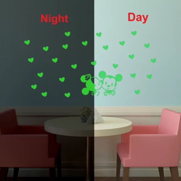 Green Kids Room Decor Radium Wall Sticker - Image 4