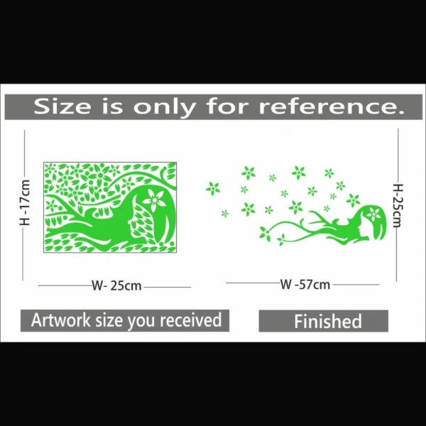 Green Radium Wall Sticker - Image 2