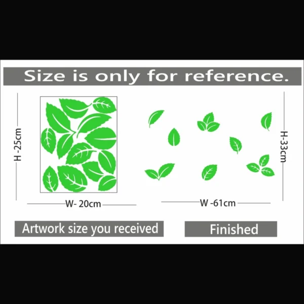 Green Decorative Radium Wall Sticker - Image 2