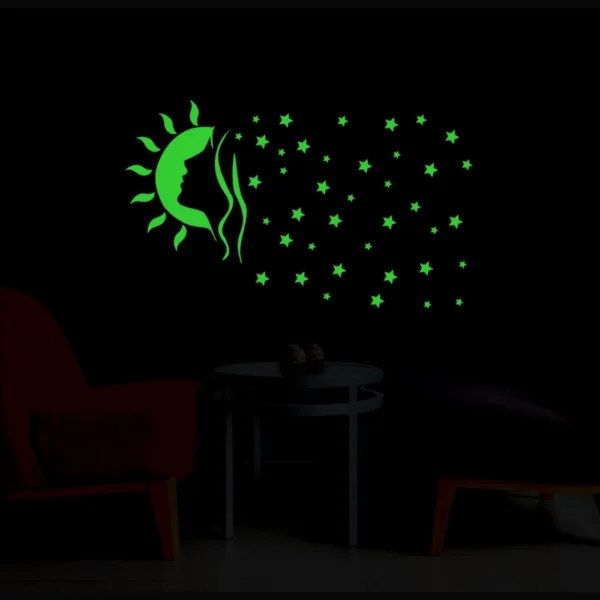 Green Decorative Radium Wall Sticker - Image 4