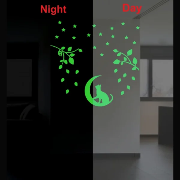 Green Decorative Radium Wall Sticker - Image 3