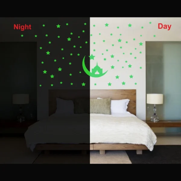 Green Decorative Radium Wall Sticker - Image 3