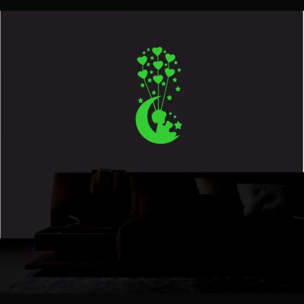 Green Decorative Radium Wall Sticker - Image 4