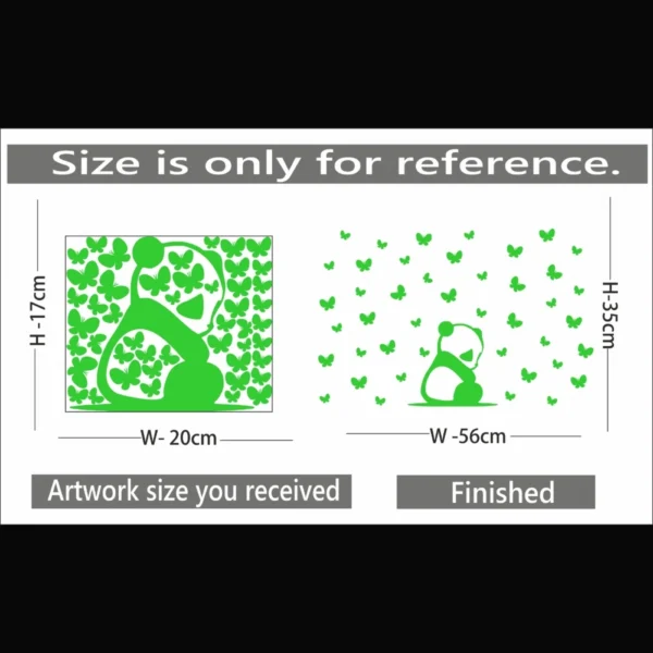 Green Radium Wall Sticker - Image 2