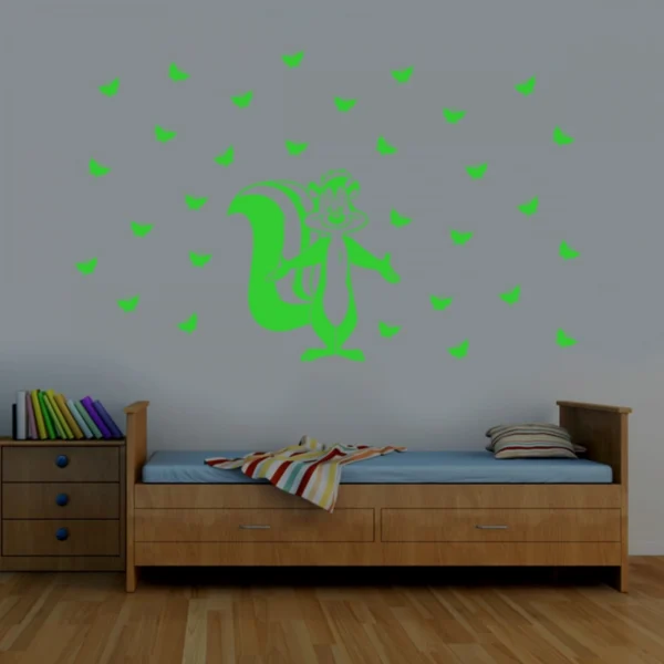 Green Kids Room Decor Radium Wall Sticker - Image 4