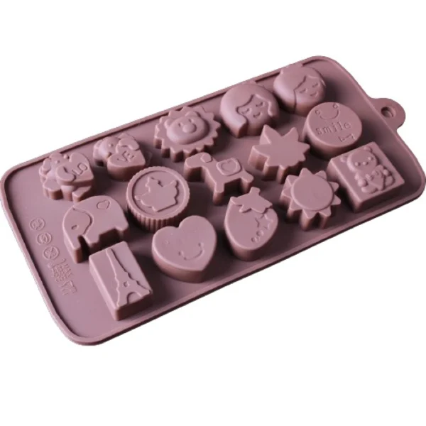 Silicone Chocolate Mold (Color: Assorted) - Image 2