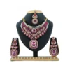 Women's Alloy Necklace set (Pink)