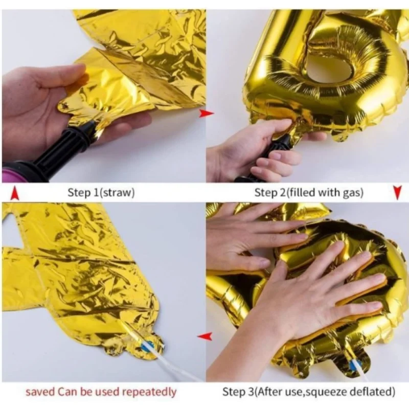 Alternative view of 3Rd Year Decoration Kit For Boy And Girl With Banner And Balloons (Blue)