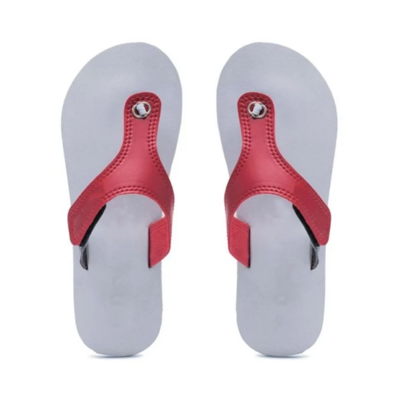 Alternative view of Unisex Rubber Lightweight T-Style Slippers (Maroon)