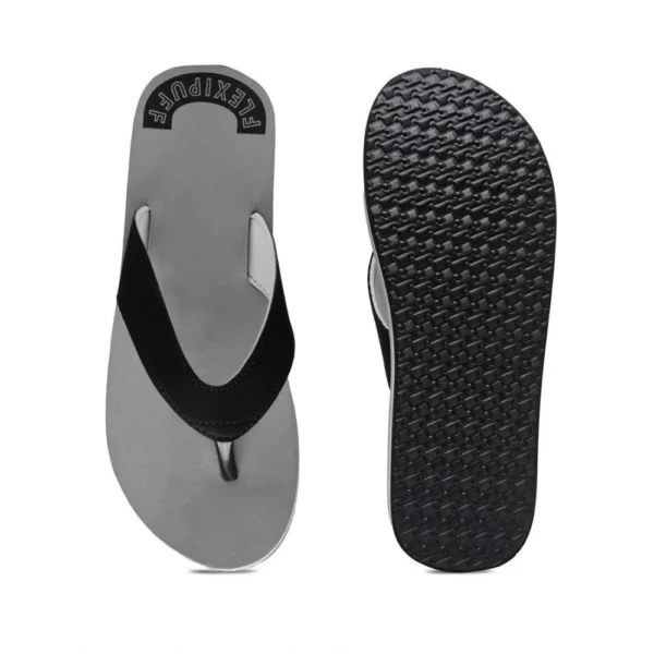 Unisex Rubber Men's Slippers for Ultimate Comfort (Grey) - Image 5