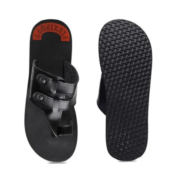 Generic Unisex Rubber Lightweight Slippers for Effortless Style (Black) - Image 5